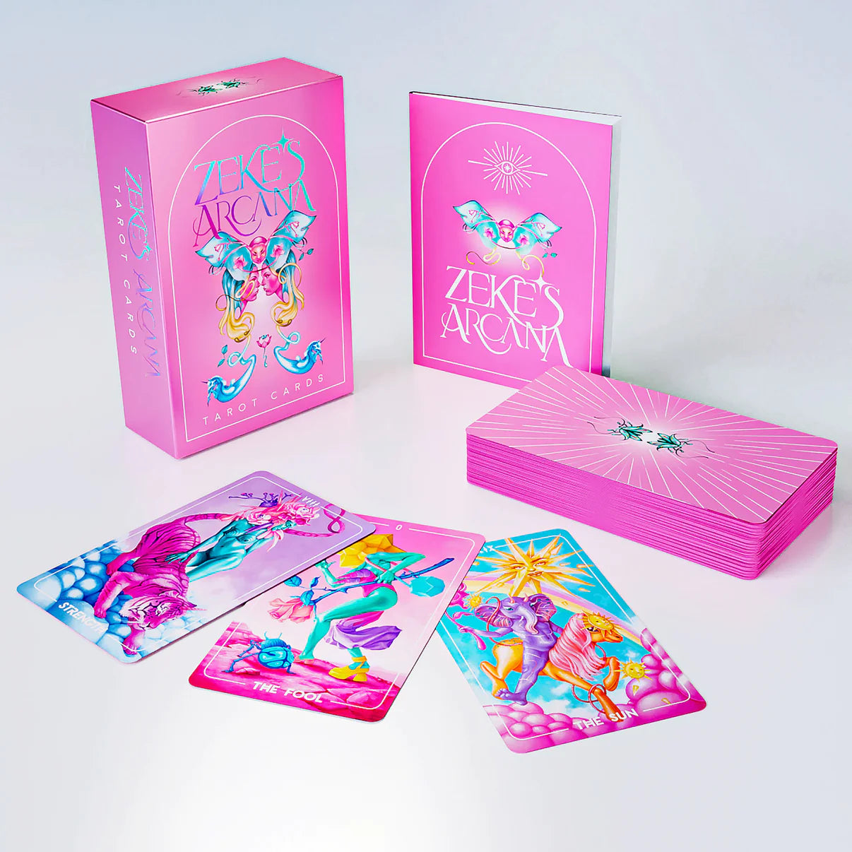 Zeke's Arcana: the cute, pink tarot deck with artistic, quality